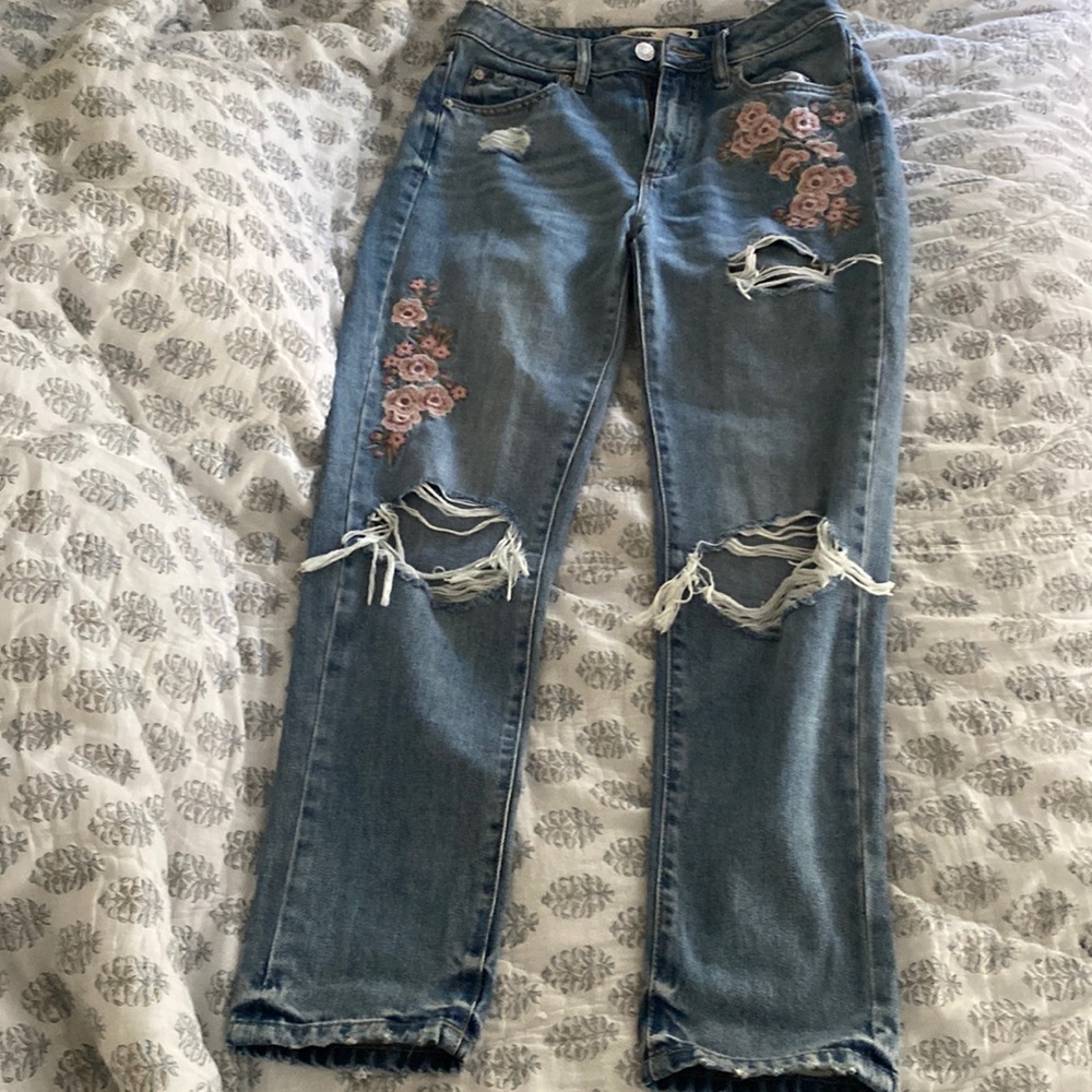 Garage floral jeans size 3